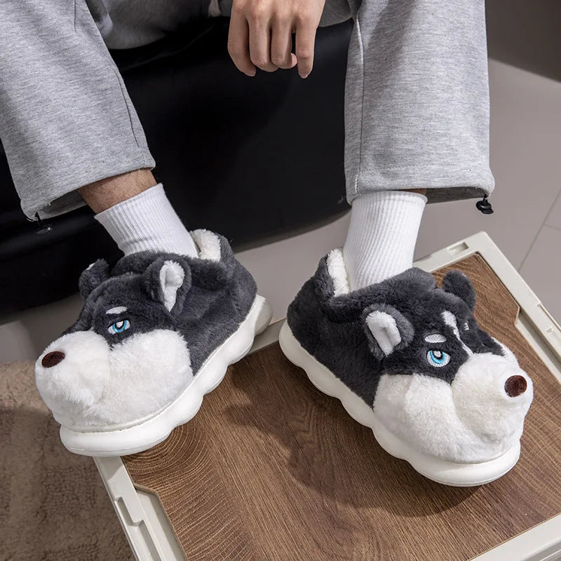 Husky slippers - Heygiftly