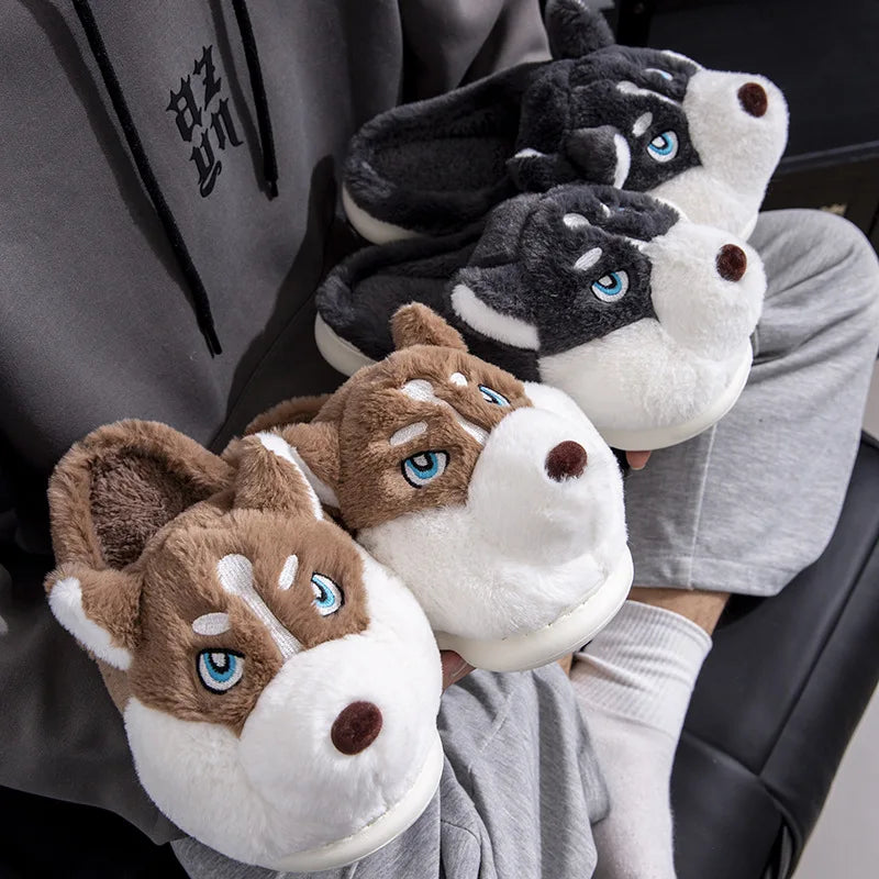 Husky slippers - Heygiftly
