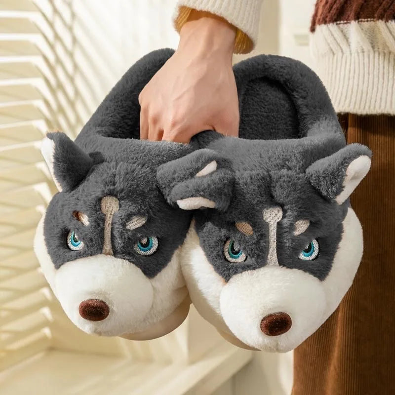 Husky slippers - Heygiftly